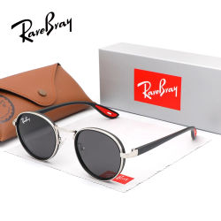 Gafas de Sol Redondas Casual RareBray, Gafas de Moda Polarizadas UV400 para Hombre, Gafas Retro de Lujo para Mujer, Gafas de Verano para Conducir al Aire Libre