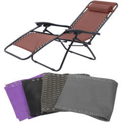 Tela de repuesto para silla de gravedad cero, 63x17 pulgadas, tela con eslinga estándar, Patio, salón, reclinable, cubierta para muebles de exterior