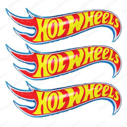 1/2/3 unidades de globos con temática de carreras de Hot Wheels, para decorar fiestas de cumpleaños infantiles, celebraciones de bebés y bodas.