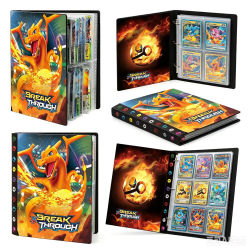 Álbum de Tarjetas Pokémon Charizard 2027, Álbum para 240 Tarjetas, Nuevo Modelo Creativo, Carpeta para Coleccionar Tarjetas