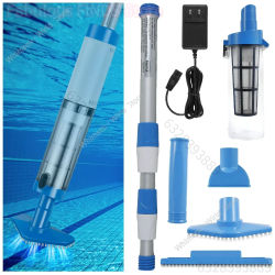 Limpiador de Piscinas Recargable, Aspiradora Inalámbrica Portátil para Piscinas, Peceras, Spas y Jacuzzis
