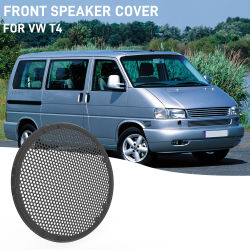 2/4 Uds cubierta de revestimiento de altavoz de autobús cubierta antipolvo negro plateado Multivan para VW T4 703035793C