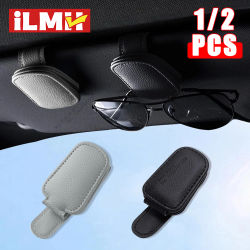 El soporte para gafas de sol es adecuado para sombrillas de coche, Clip magnético para gafas de sol de cuero y Clip para billetes, accesorios para sombrilla de coche