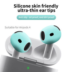 Nueva funda para AirPods 4 4th funda protectora de silicona fundas de piel almohadillas para Apple AirPods 4 generación accesorios de puntas de cubierta