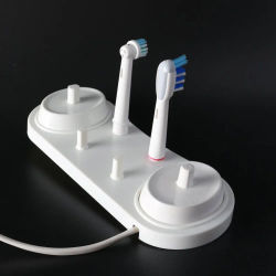Soporte para cepillo de dientes eléctrico Oral B, Base de soporte para cepillo de dientes de baño, cabezales de cepillo de dientes con orificio para cargador, 1 ud.