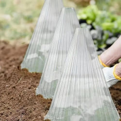Cubierta protectora de plántulas, caja de crecimiento, tienda de plantación, cubierta de reloj para proteger plantas de escarcha de pájaros y daños de caracoles, 10 Uds.