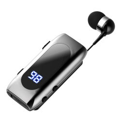 K55 Lavalier Business Bluetooth 5,2 auriculares tiempo de conversación/música 20 horas, pantalla Digital led, auriculares inalámbricos con cancelación de ruido