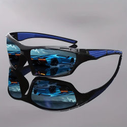 1 Par de Gafas de Sol Deportivas para Hombre, Ligeras, con Visión Nocturna, para Ciclismo, Conducción, Pesca, Gafas de Sol de Moda con Espejo