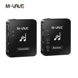 M-vave WP-10 2,4G sistema inalámbrico auricular Monitor sistema de transmisión transmisor receptor recargable función de grabación Mono