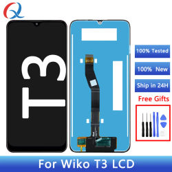 W-V770 Pantalla para wiko T3 pantalla de repuesto para teléfono móvil lcds para wiko t3 Pantalla LCD con montaje de digitalizador con Pantalla táctil