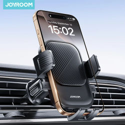 Joyroom Soporte para teléfono para automóvil 360 ° Soporte para teléfono con rotación de ventilación de aire para coche, soporte Universal para teléfono móvil manos libres para teléfonos de 4,7-6,9
