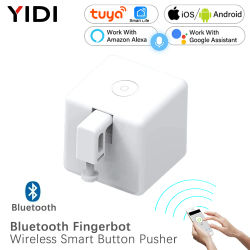 Tuya Bluetooth Smart Fingerbot Plus, Interruptor Inalámbrico, Control por Voz con la Aplicación Tuya Smart Life, Compatible con Alexa y Google Home