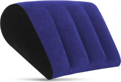Almohada de cuña inflable para viaje, almohada Lumbar ligera de soporte para piernas, cojín de postura para Yoga, posicionadores corporales, almohada de Camping