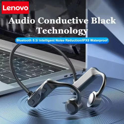 Lenovo Swimming Bone Conduction Bluetooth 5.3 Headphones Double Earless IPX8 Waterproof Air Conduction Headphones New Arrivals