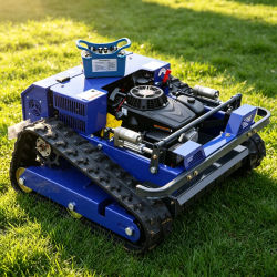 Robot Cortacésped a Control Remoto Personalizado, Ancho de Corte de 550 mm, Giro Cero, para Jardín y Bosques