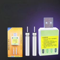 Flotador de pesca luminoso, batería CR425 recargable con 2 agujeros, cargador USB para palo de luz electrónico, aparejos de boya de pesca nocturna