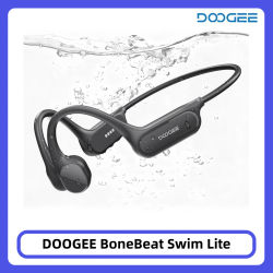 Audífonos Deportivos DOOGEE BoneBeat Swim Lite con Conducción Ósea, Inalámbricos Bluetooth 5.4, Resistentes al Agua IP68 para Correr y Ciclismo