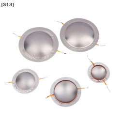 1 unidad de membrana de titanio para bobina de voz de tweeter de 34.4/44.4/51.5/72.2/74.5MM, para reparación de altavoces de agudos DIY [Q]Q@