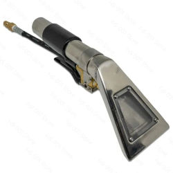 Aspiradora Portátil, Extractor de Manchas para Tapicería, Herramienta Manual de Limpieza de Muebles, Varilla de Limpieza de Alfombras de Acero Inoxidable con Ventana de Visualización