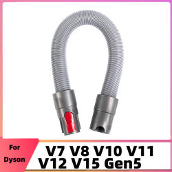Manguera de extensión Flexible para Dyson V15 V12 V11 V10 V8 V7 Absolute Motorhead Trigger, piezas de accesorios para aspiradoras inalámbricas
