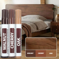 Juego de 6 bolígrafos para reparación de muebles con marcadores para carpintería | Mercado de muebles | arreglo de parquet | Reparación de madera