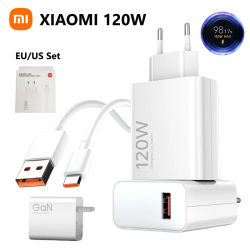 Cargador Original Xiaomi de 120W, Adaptador de Carga Rápida Turbo para Xiaomi 17 15 14 13 Pro Ultra 17T, Cargador para POCO X7 X8 Pro Redmi