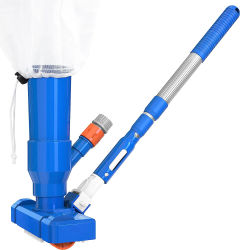 Actualización de aspiradora portátil para piscina de 40 ", aspiradora subacuática para piscina