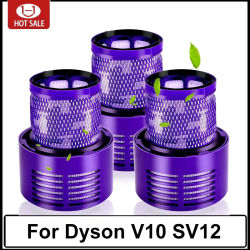 Para Dyson V10 SV12 filtro Hepa accesorios Robot aspirador filtro lavable repuestos de limpieza