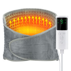 Almohadilla calefactora eléctrica, manta térmica cálida para oficina, hogar, Control de temperatura, cinturón, calentamiento de espalda, mano, pierna, Abdomen