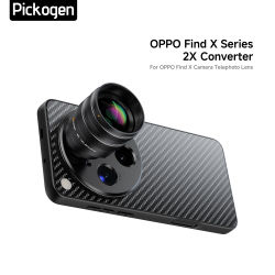 PICKOGEN 2X Convertidor para Lente Teleobjetivo de Cámara de Teléfono Móvil, Teleconversor de 240 mm con Funda para Teléfono oppo X8 Ultra X9 Pro Ultra