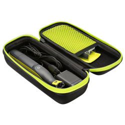 Estuche de almacenamiento portátil EVA a prueba de golpes para Philips OneBlade: bolsa de almacenamiento de solución de almacenamiento de afeitadora definitiva (solo estuche)