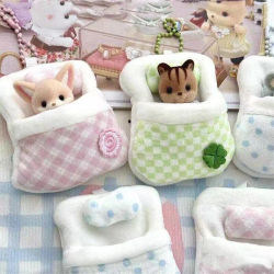 Bolsa de Almacenamiento para Ropa de Muñecas Sylvanian Families, Decoración para Habitación de Muñecas, Muebles en Miniatura