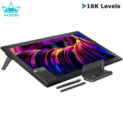 Huion-tableta gráfica Kamvas Pro 27, Monitor de 27 pulgadas, 4K, bolígrafo, pantalla multitáctil, bolígrafo Dual, 16K, niveles de presión