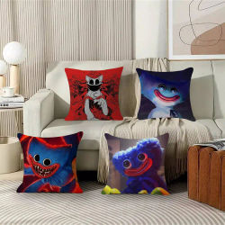 Funda de almohada P-Poppy-ys Game Playtime-es, funda de cojín de regalo con dibujos animados, funda de almohada decorativa para dormitorio, hogar, sofá, silla, asiento