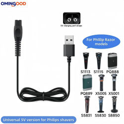 Nuevo cargador para afeitadora Philips Norelco MG9520/50 MG7910/49 MG5910/49 PQ888 S1112 S1118 QP2724/90 QP2834/70 S2313 X5000 S5831
