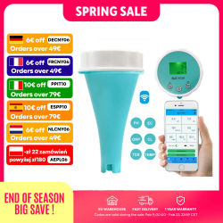Medidor de Calidad del Agua 6 en 1, Monitor en Línea con APP, Medidor Digital de PH, CL, TDS, EC, ORP y Temperatura, con Bluetooth