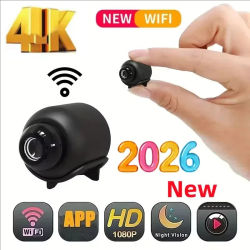 Mini Cámara HD 1080P Inalámbrica WiFi, Monitor para Bebés, Seguridad Interior, Vigilancia, Visión Nocturna, Cámara IP, Grabadora