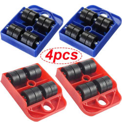 Ruedas para muebles pesados, herramienta para mover muebles, palanca de cambios de transporte, removedor deslizante de rueda móvil, rueda de rodillo de elevación para mover muebles