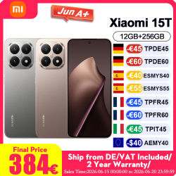Versión Global Xiaomi 15T 12GB 256GB Teléfonos Móviles Cámara Triple Leica Ecosistema de IA Asistente Creativo Pantalla Inmersiva de 6.83 Pulgadas