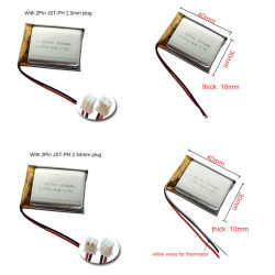 Batería de litio Li-Polymer 3.7V 1200mAh 4.44Wh 103040 Lipo para GPS grabadora de conducción Bluetooth altavoz auriculares luz LED