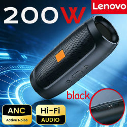 Altavoz Bluetooth USB Lenovo TF, Altavoz Portátil Dual Estéreo, Reproducción en Exteriores, Transmisión de Voz FM, Subwoofer, Altavoces Inalámbricos