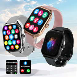 Reloj inteligente LAXASFIT H9, llamadas de respuesta, seguimiento de ejercicios, Monitor de ritmo cardíaco y sueño, reloj inteligente Bluetooth, regalo para hombre y mujer