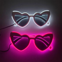 Gafas LED para casarse, fiesta de boda, despedida de soltera, regalo de novia, decoraciones de boda para ceremonia, gafas de sol ligeras para casadas