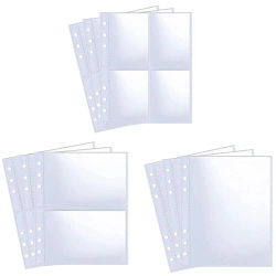 Carpeta para Photocards de Kpop, 6 Anillas, Fundas para Photocards, Tamaño A5, Múltiples Bolsillos, Páginas para Álbum de Fotos, Fundas para Álbum de Fotos