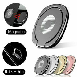 Soporte de anillo para teléfono para escritorio, Universal, ultrafino, giratorio, de Metal, para Iphone, Xiaomi, Huawei, soporte para teléfono inteligente, agarre para dedo