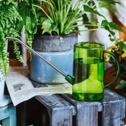 Tetera de riego de boquilla larga, hervidor de riego de flores para el hogar, hervidor de riego de plantas verdes, adecuado para plantas y uso en exteriores