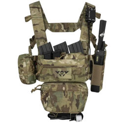 YAKEDA-aparejo de pecho táctico con soporte para cargador 5,56/7,62, bolsa de pistola, bolsa de ala, bolsa colgante Molle