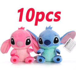 12cm 20cm 25cm Stitch modelos de peluche muñecos de peluche de dibujos animados Anime juguetes de peluche para bebés Kawaii regalo de cumpleaños para niños
