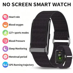 Pulsera Inteligente Ultrafina y Ligera con Monitor de Ritmo Cardíaco, Oxígeno en Sangre, Resistencia al Agua IP68, Batería de Larga Duración y Reloj Despertador