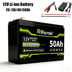 Paquete de batería recargable de 12V 20-50Ah, paquete de batería de litio 3S4P 5P 6P 7P para altavoz portátil pulverizador, Camping al aire libre, coches de juguete
